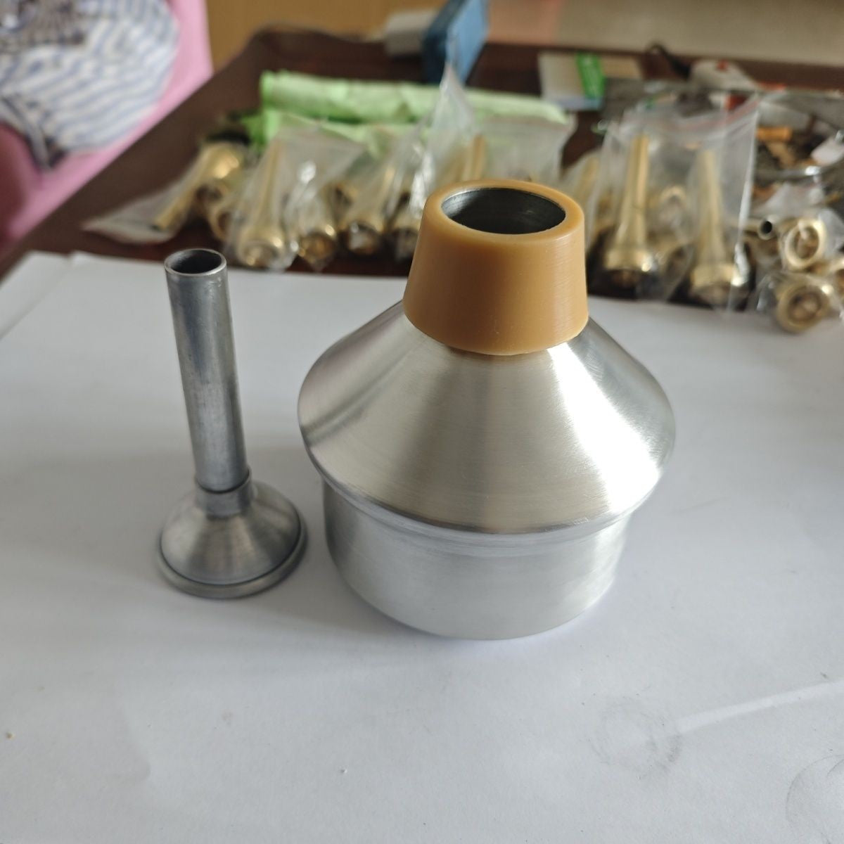 Aluminum Alloy Trumpet Mute with Wah Effect for Noise Reduction