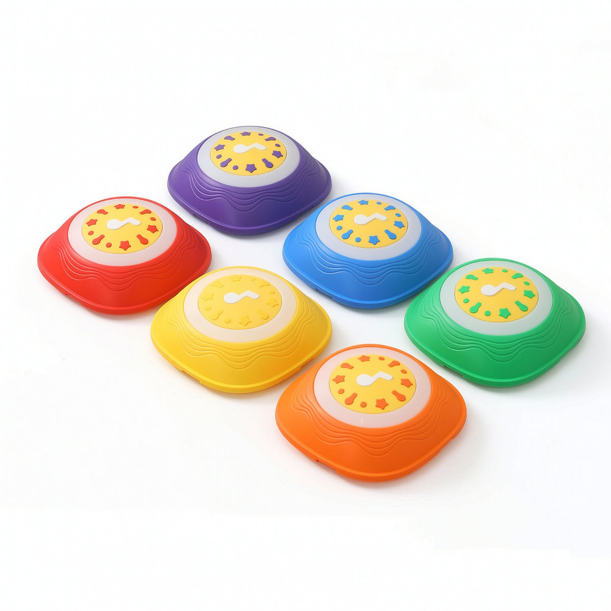 6 Pieces Stepping Stone with Light and Sound Interactive Musical Indoor Stepping Stones with Lights for Kids