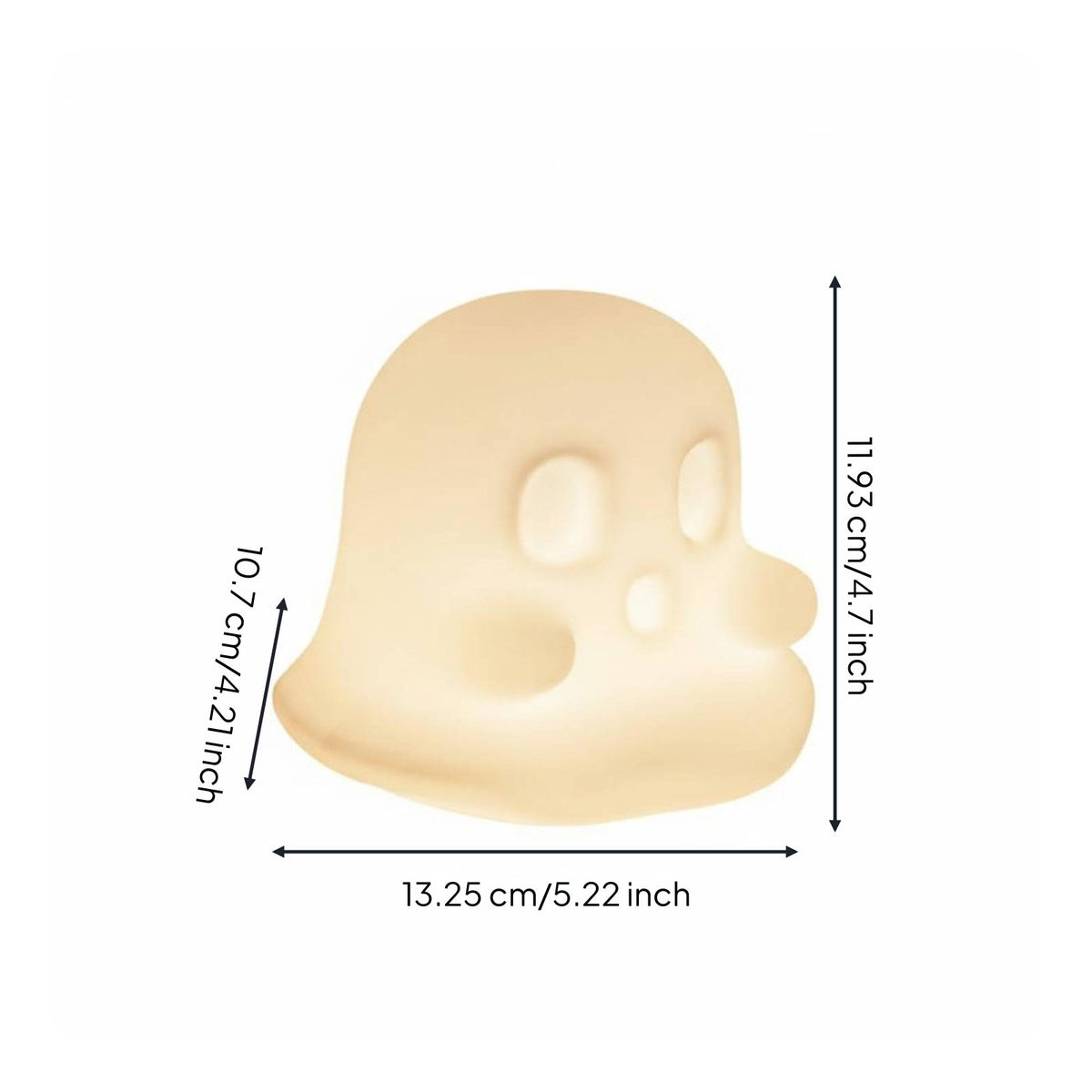 Cute Ghost Night Light Dimmable Ghost Night Light Child-Safe for Bedroom, Babies