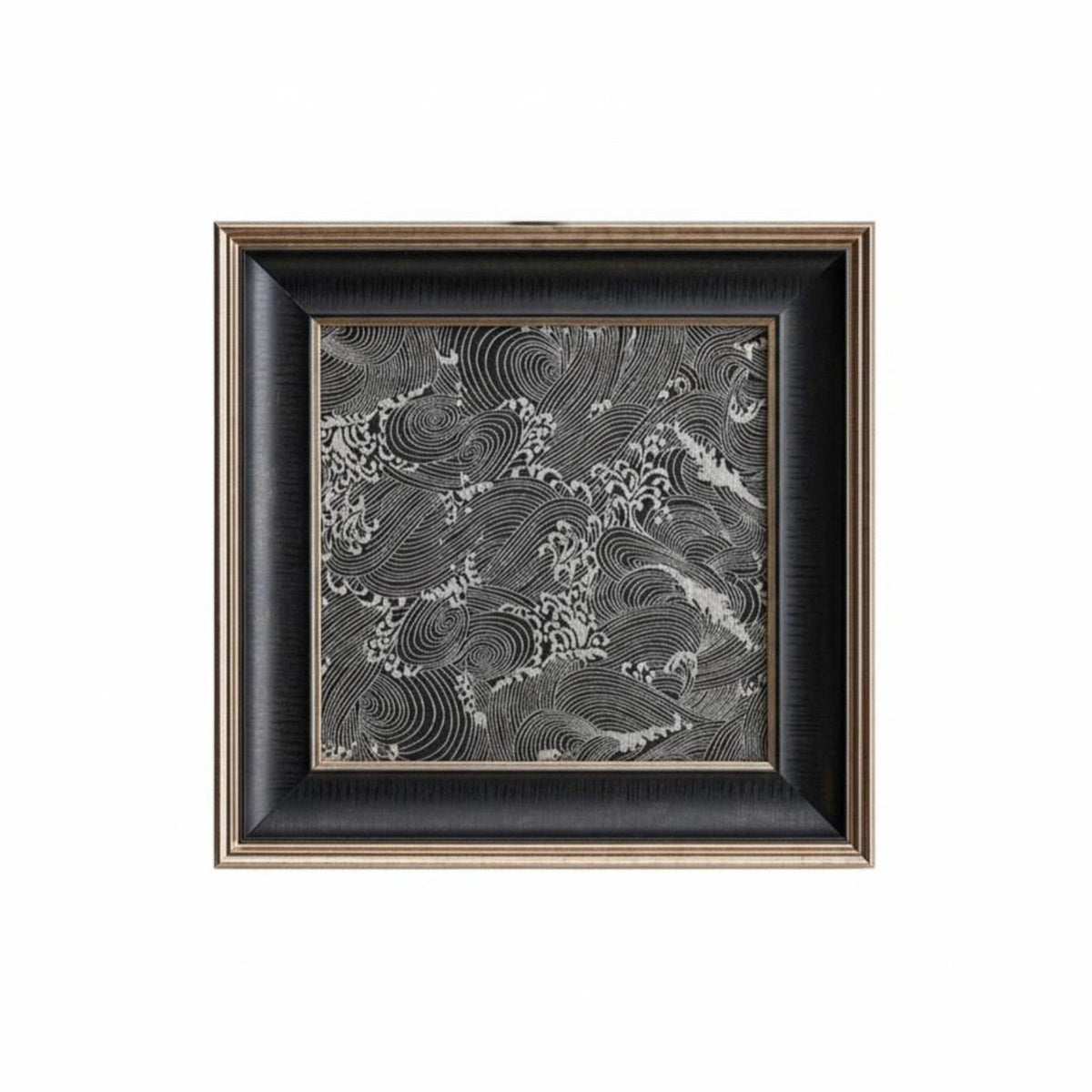 Dimensional Circular Art with Vase Integrated Floral Holder Dimensional Relief Box Vase Adaptable Display Minimalist Design