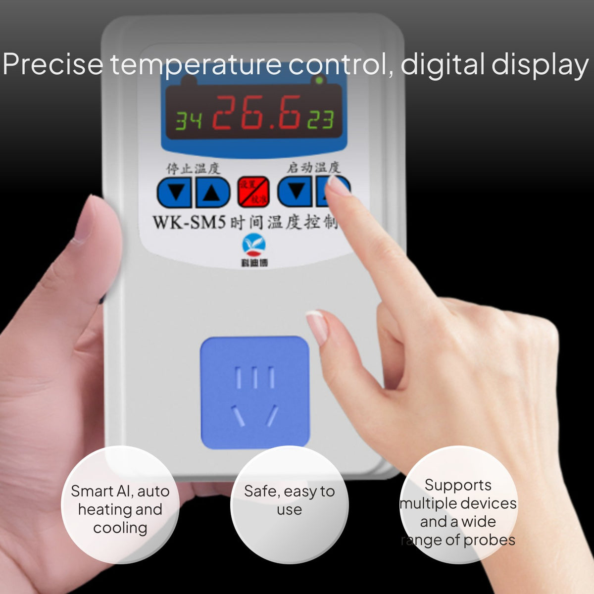Digital Temperature Controller for Aquariums and Incubators