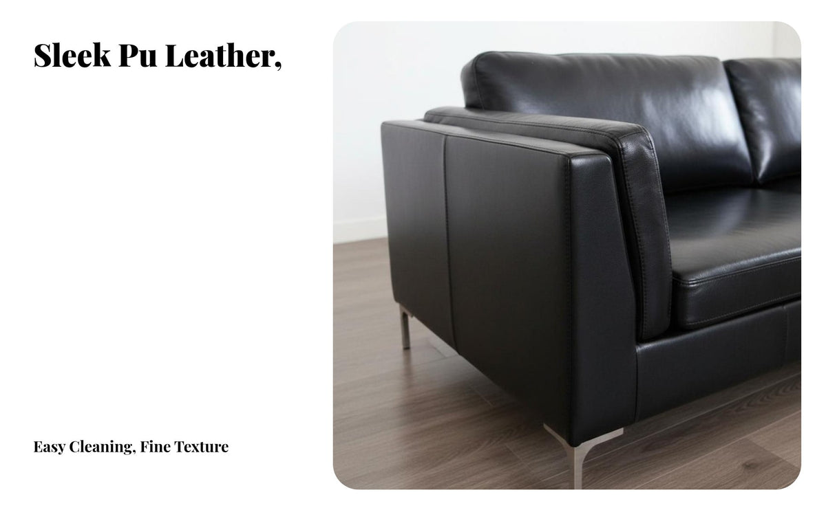 Oil Wax Leather Look utilitarian design Couch Set Sturdy Frame 2-Person Loveseat Vintage Aesthetic Sofa Easy Assembly for Apartment Dwellers, Interior Design aficionados, Office Managers, Lounge Area, Den, Bedroom