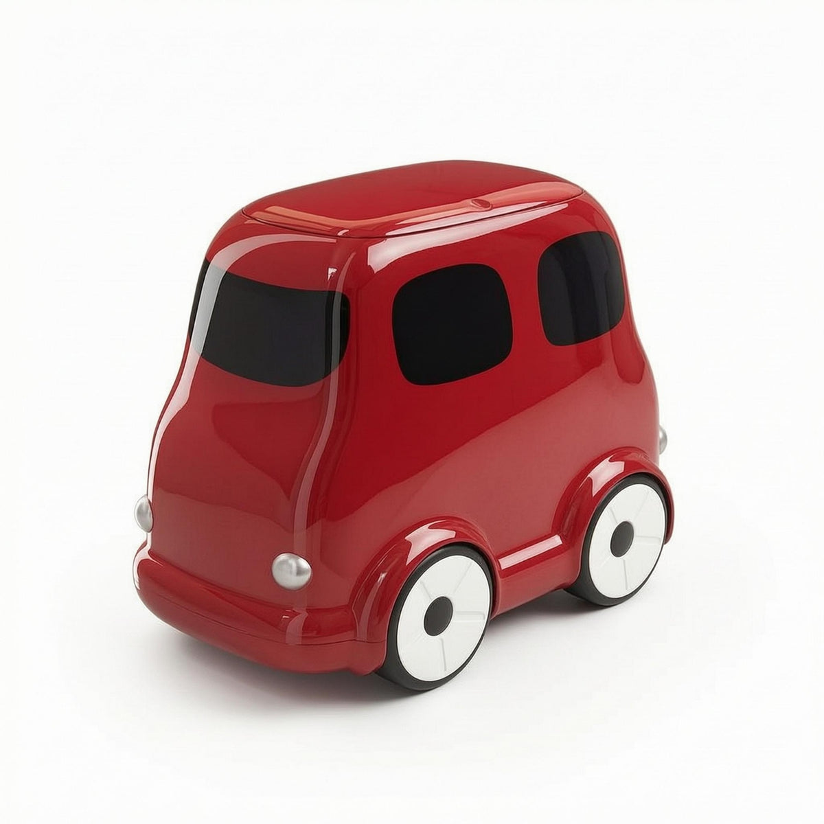 Bus-Shaped Trash Can Decorative Home Storage Portable