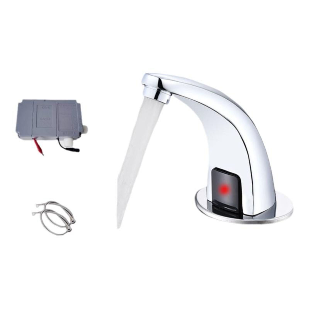 Touchless copper faucet, water-saving