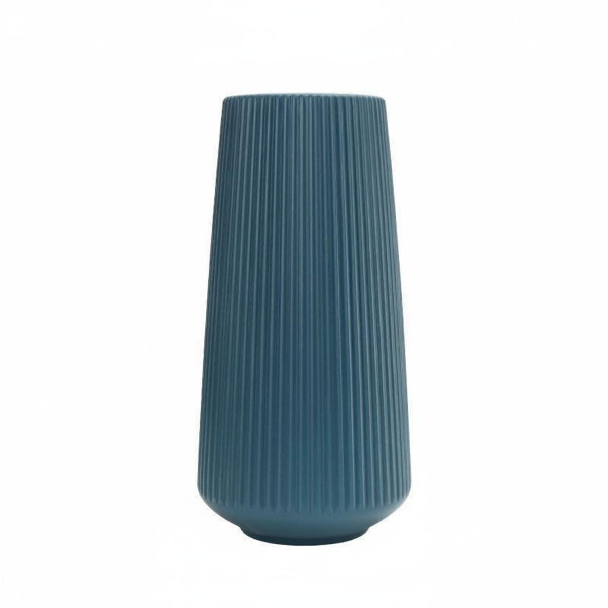 Imitation Ceramic Vase Minimalist Design Nordic Style Flower Holder Lightweight Modern Tabletop Vase for Living Room, Dining Table, Wedding