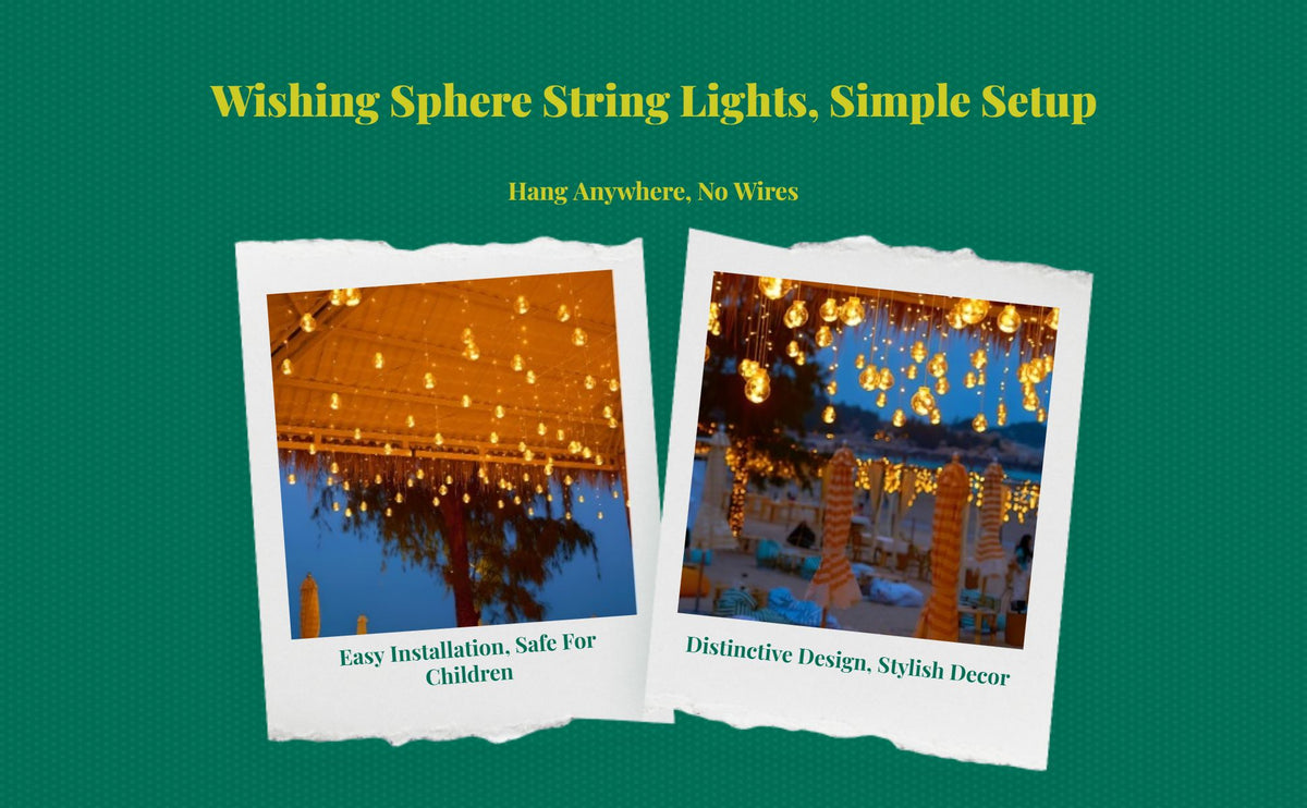 Solar waterproof patio lights