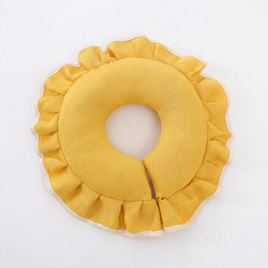 Massage Face Pillow Headrest for Facial Treatments, Washable Beauty Salon Face P #variant:Yellow