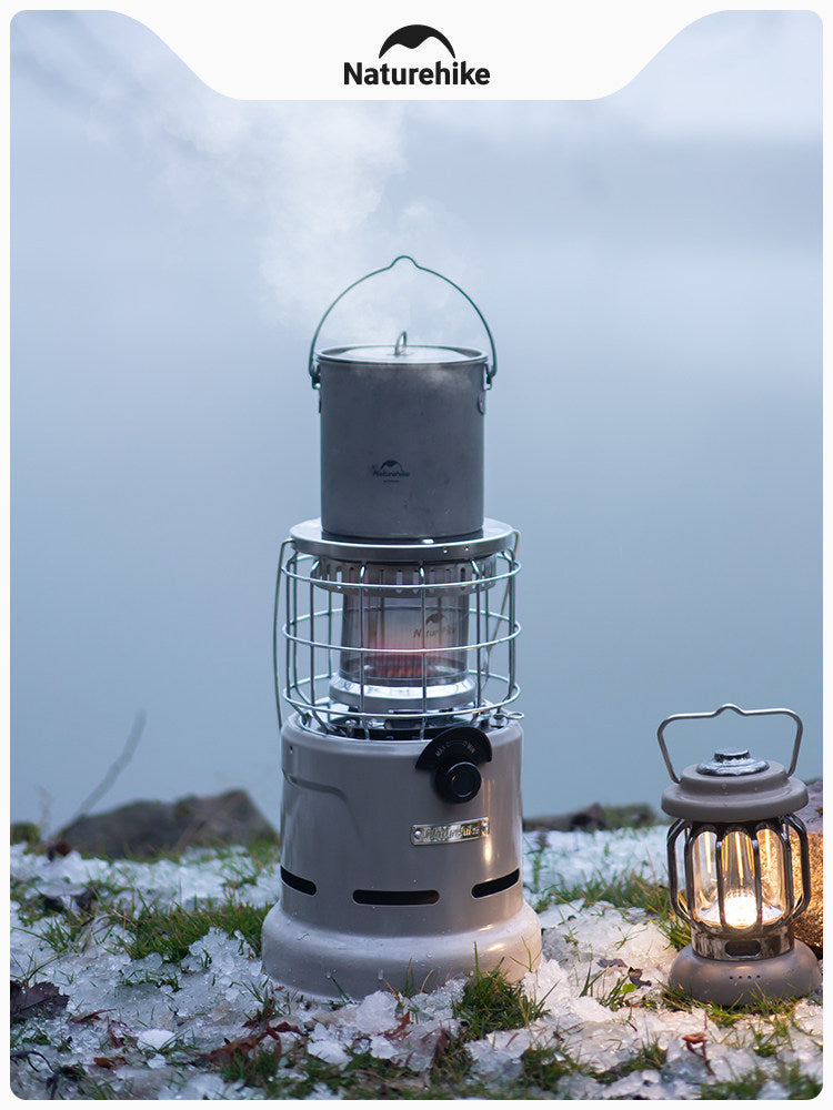 Naturehike挪客日炎户外取暖炉便携露营取暖器两用烧水炉烤火炉