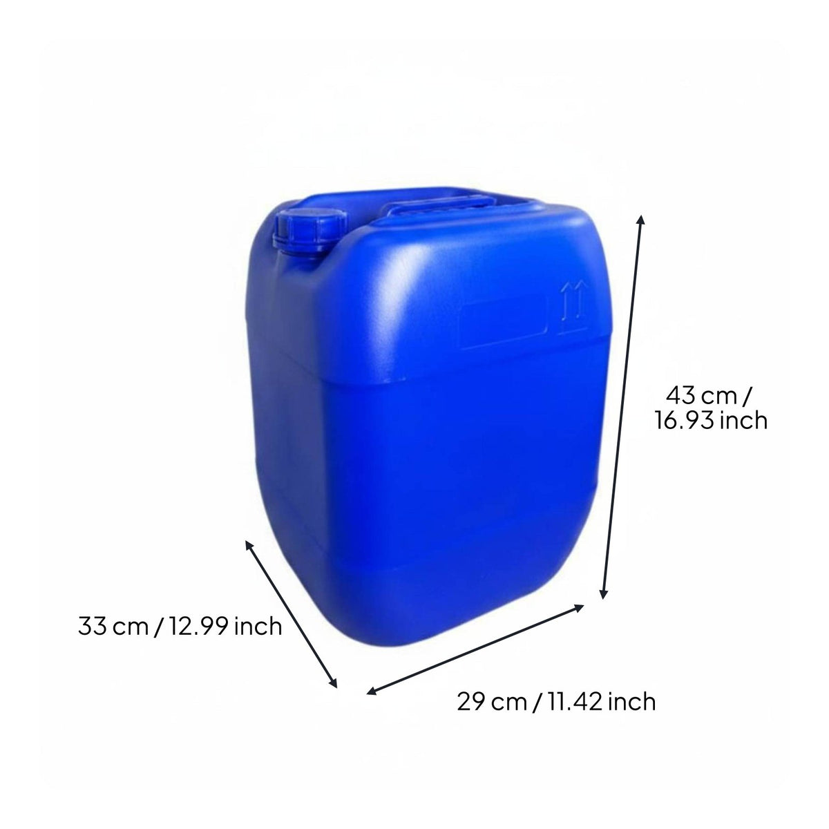 30L Plastic Jerry Can Leak Proof Heavy Duty Plastic Barrel for Garage