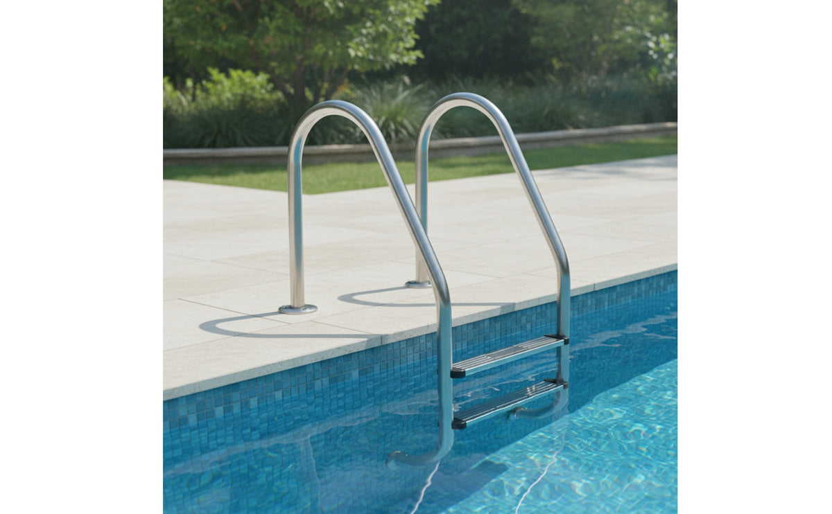 Stainless Steel Pool Ladder Anti-Slip Pool Ladder with Steps Rustproof