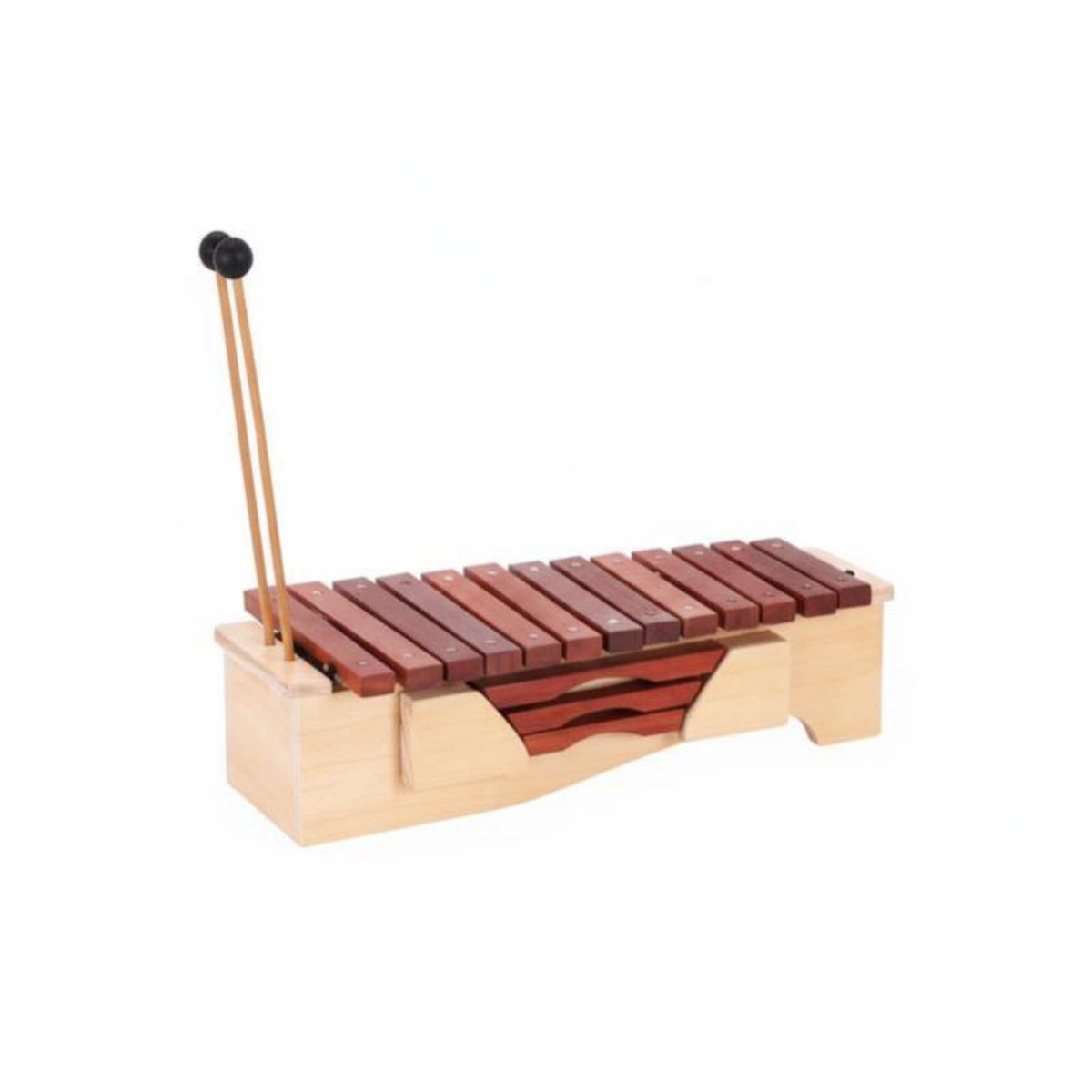 Resonator Box 13-Bar Soprano Xylophone Diatonic Scale Colorful Bar Xylophone Child-Safe Orff Instrument Includes 2 Mallets for Children, Music Educators, Beginners, Classroom, School, Therapy sessions, Home Play