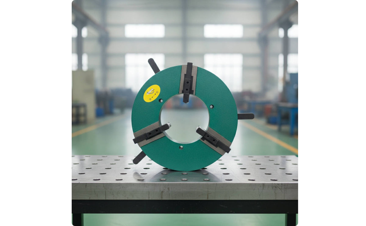 Welding Fixture Chuck Rotary Welding Chuck with Three Grippers Heavy-Duty for Welders, Machinists, Workshops