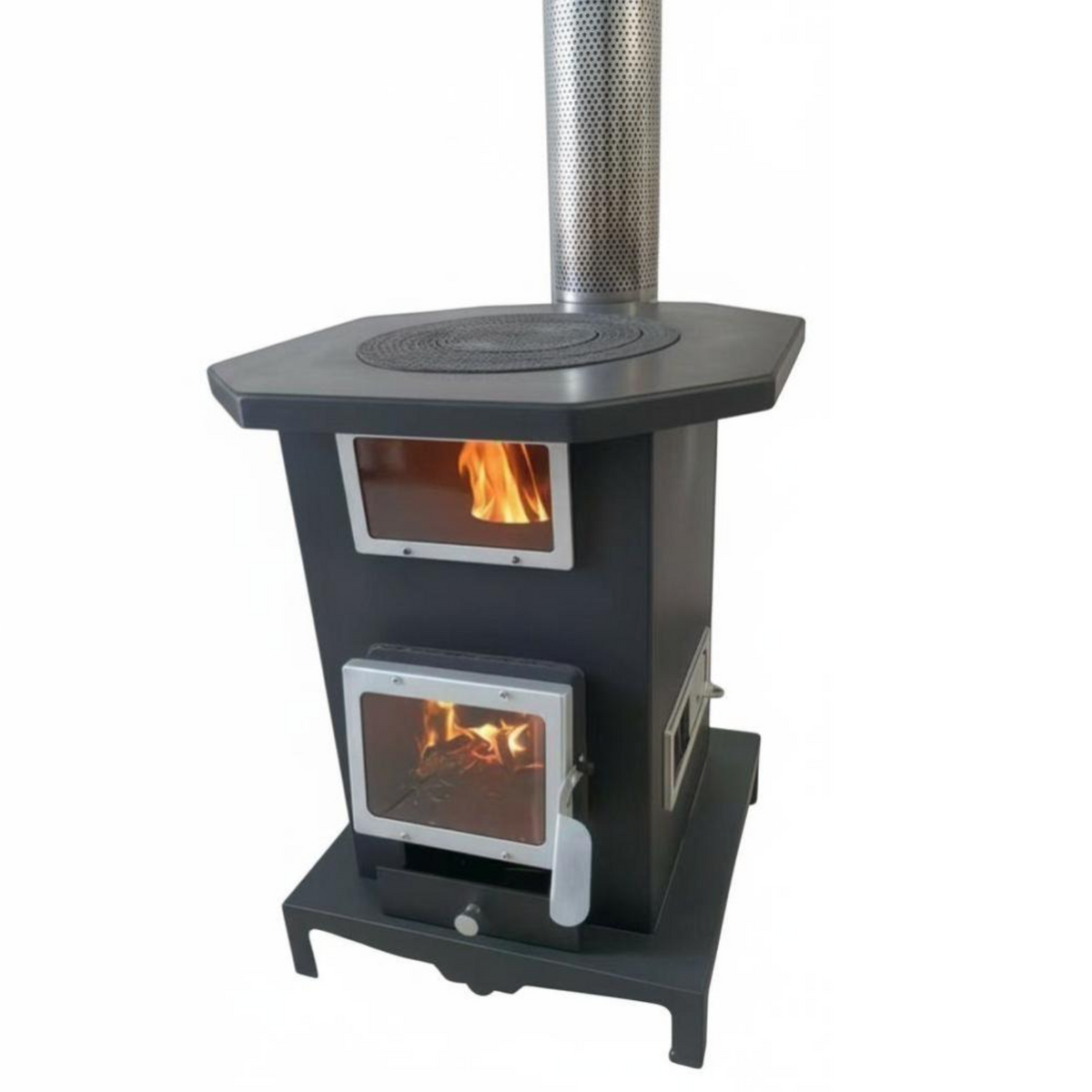 Dual Fuel Portable, Stainless Steel, for Outdoor Use
