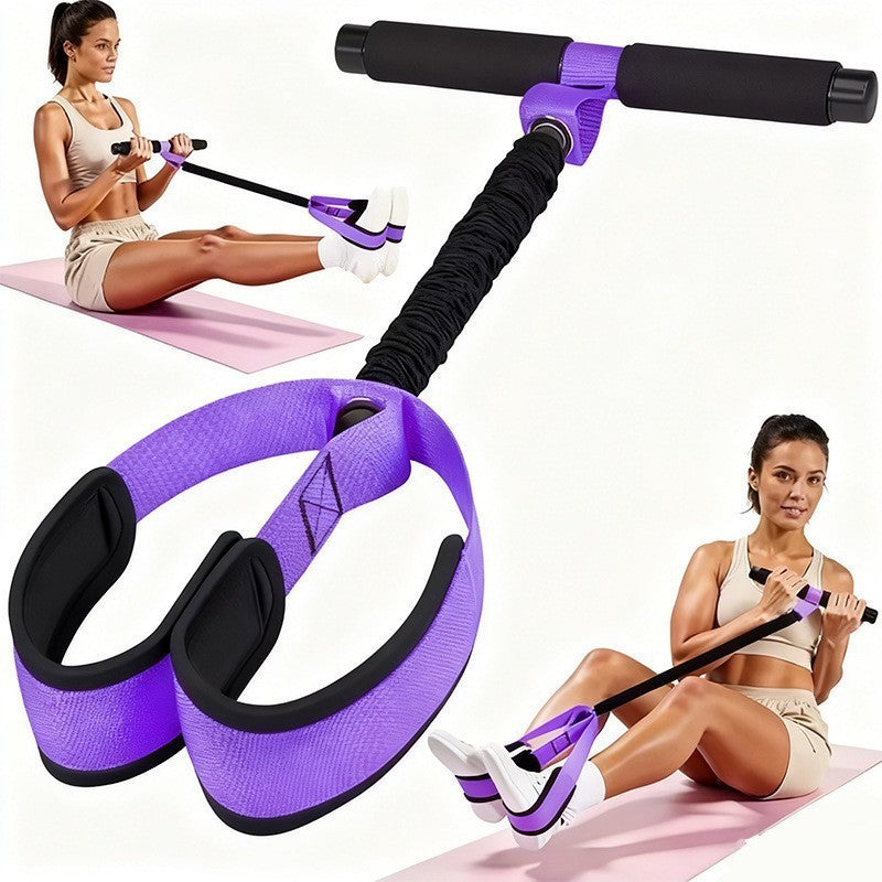 Cross-border Sit-up Assist Resistance Band Fitness Equipment Foot Strap Home Fitness Training Core Abdominal Exercise Wholesale