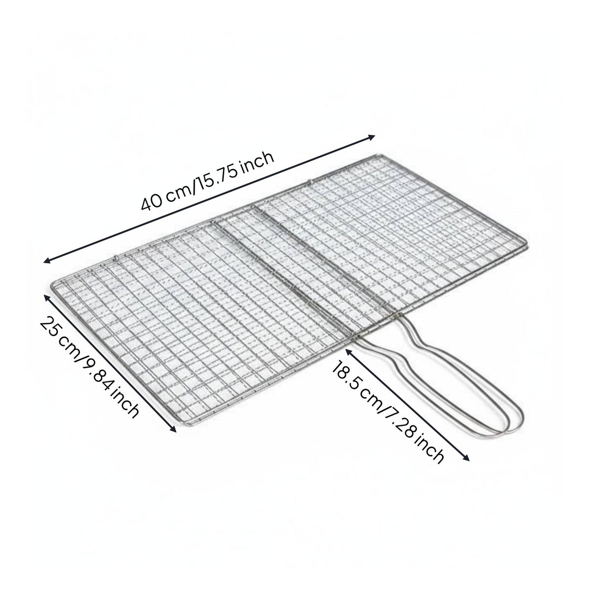 Seafood Grilling Basket Long-Lasting Vegetable Grilling Basket Thickened Wire
