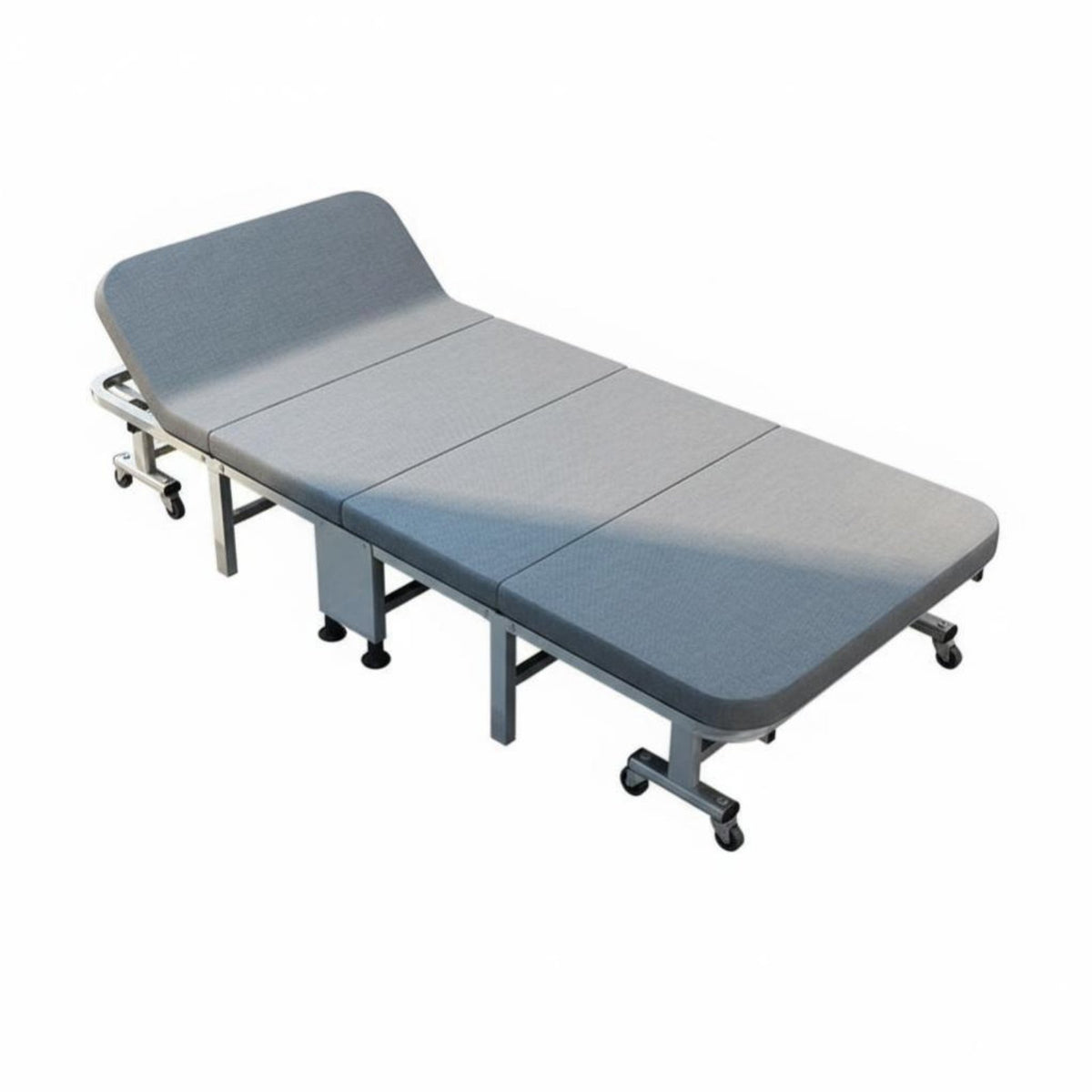 Folding Ottoman Bed Foldable Design Household Furniture Space-Saving for Adults