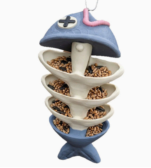 Fishbone Bird Feeder