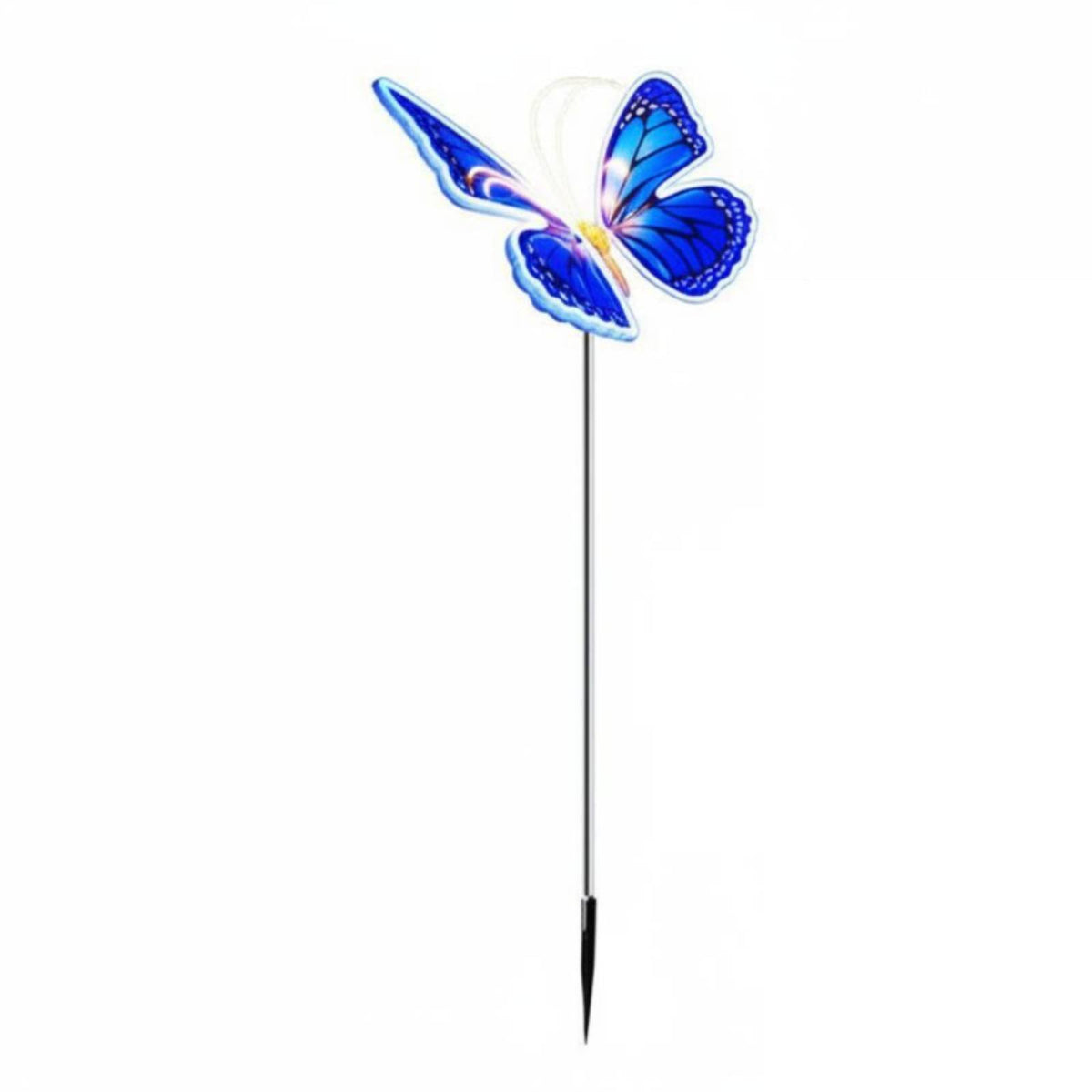 2 Pieces Waterproof Butterfly Light Weather Resistant Outdoor Decor for Lawn