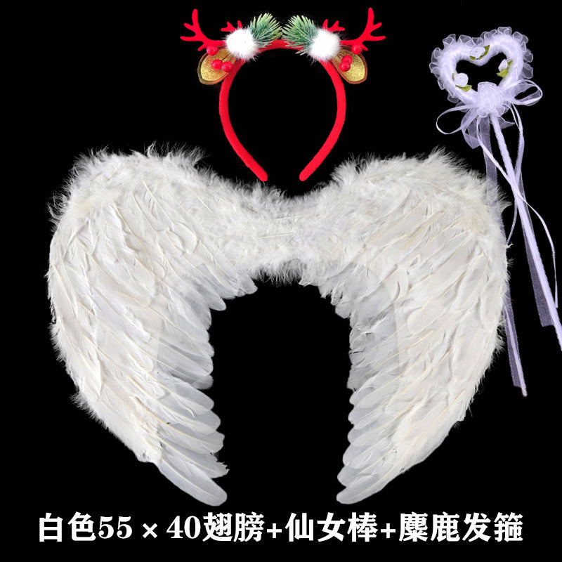 Wht Reindeer SET a