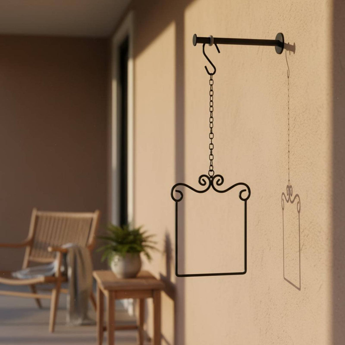 Hummingbird Perch Swing Rust Resistant Avian Perch Swing Easy to Hang Garden Decor for Balcony
