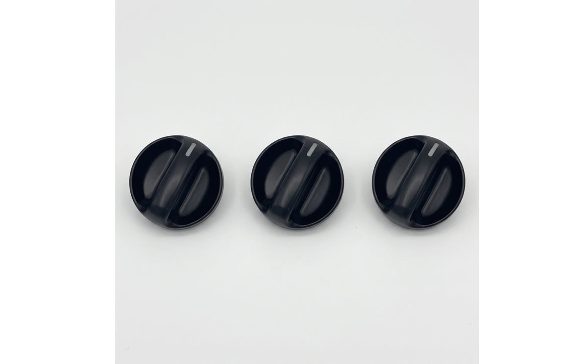3 Pieces Heater Control Knob Climate Control Knob Non-Slip for Vehicle Owners, Dashboard
