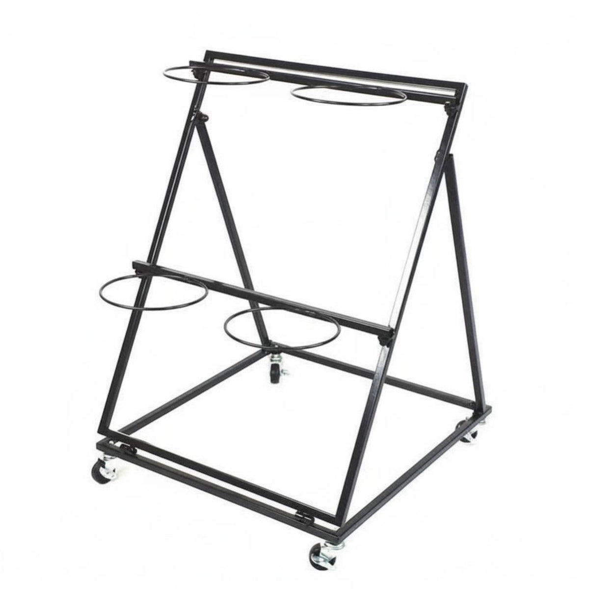 Large Capacity Tiered floral display stand with containers Multitier Design Tiered container Rack Stable frame professional Fixture Sturdy Construction for event Planners, Shop Owners, Gardeners, Wedding location, marketplace Stall, Patio, Balcony