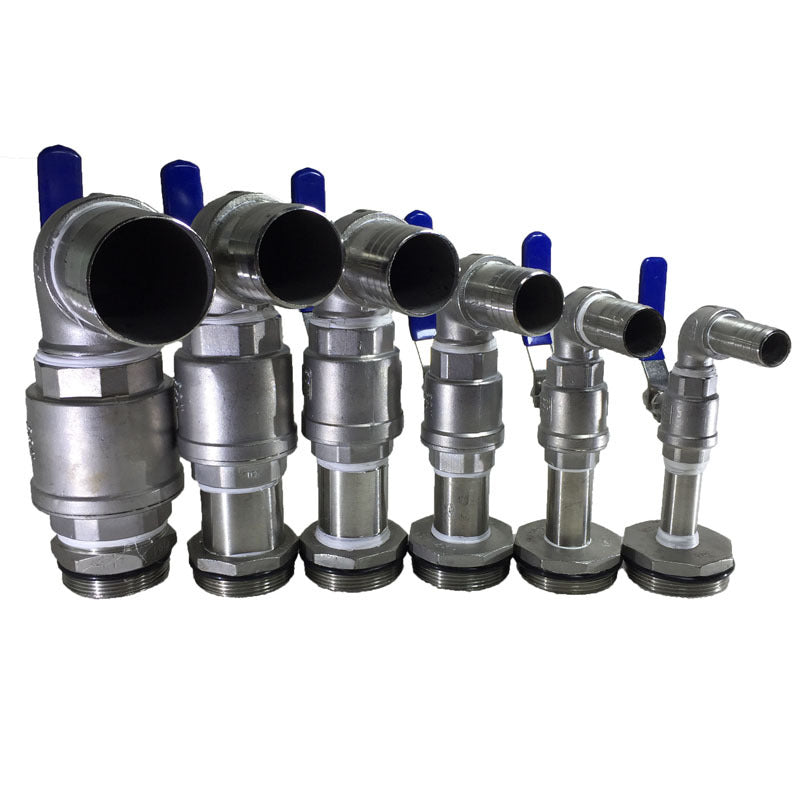 200L Steel Drum Adapter Valve Stainless Steel Dispensing Faucet