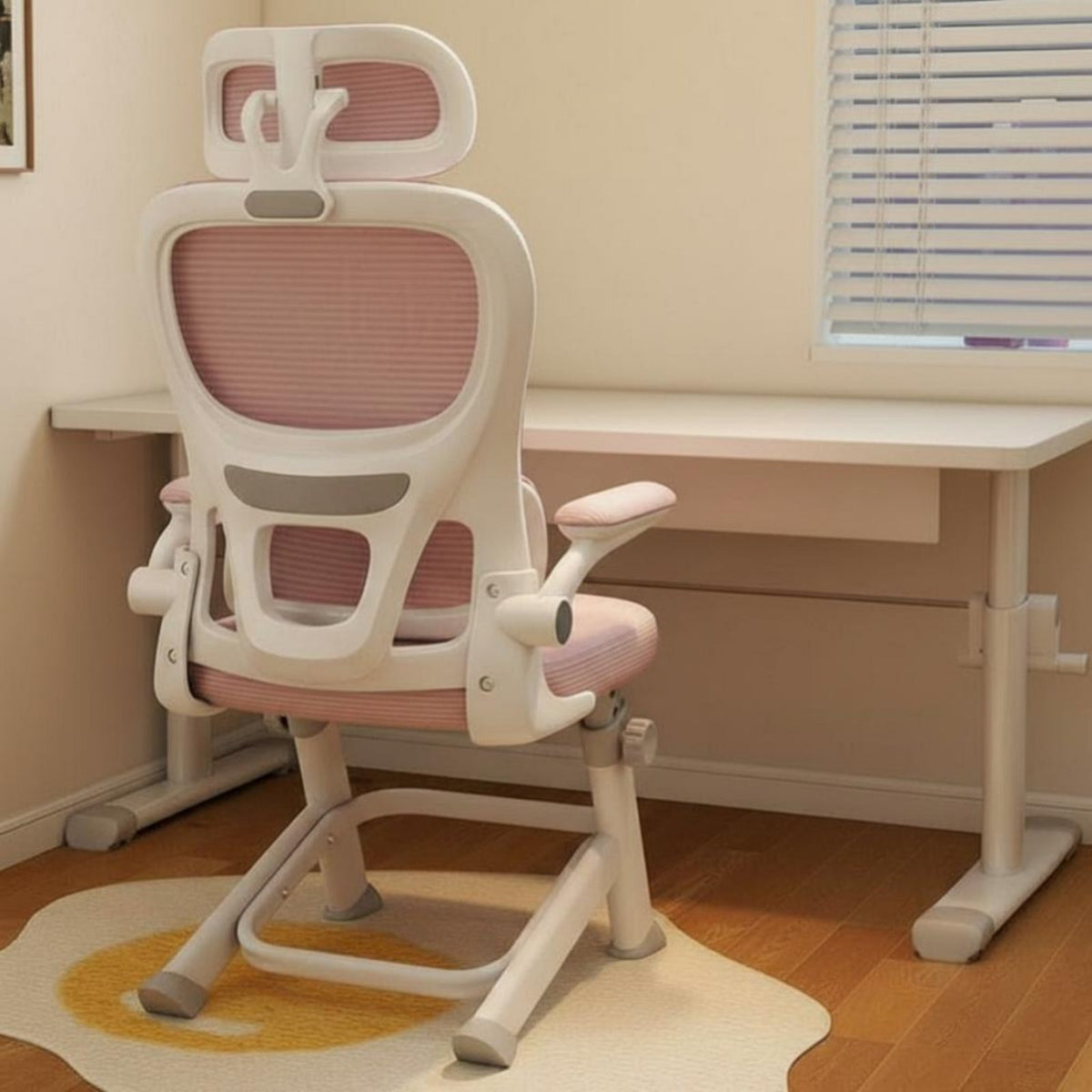 Adjustable Ergonomic Adolescent Chair Stable Base Adjustable Kids Desk Chair