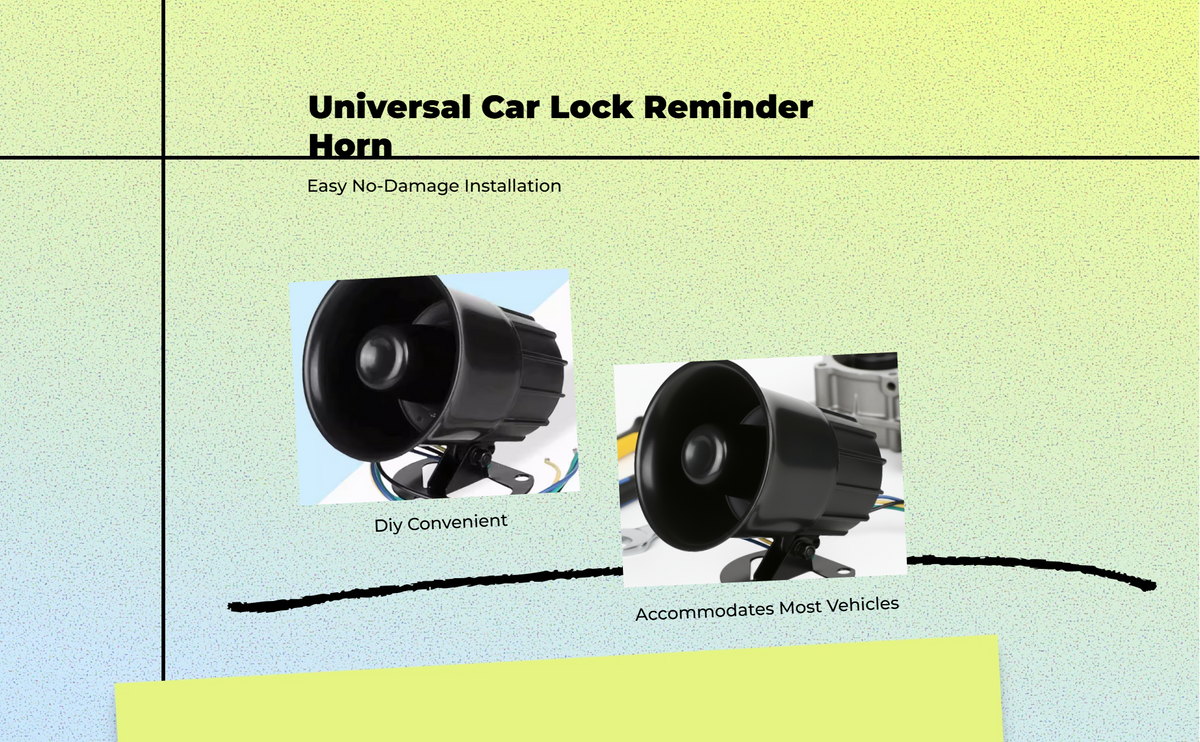 12V Car Horn, programmable sound