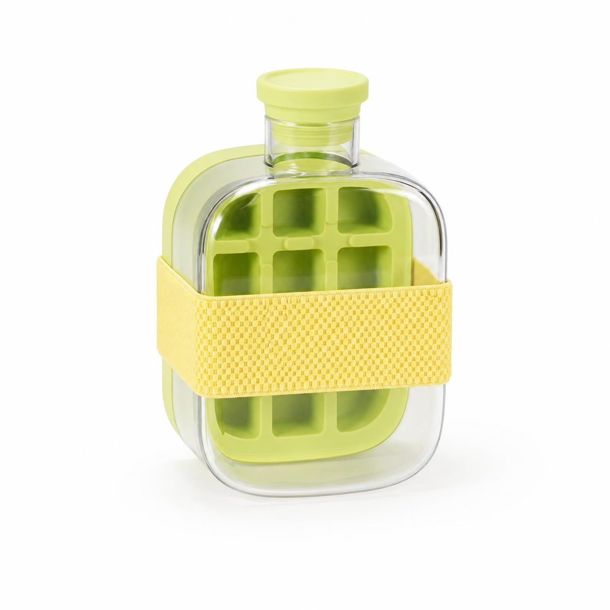 Ice Cube Mold Bottle Rectangular Drinkware Included Straw