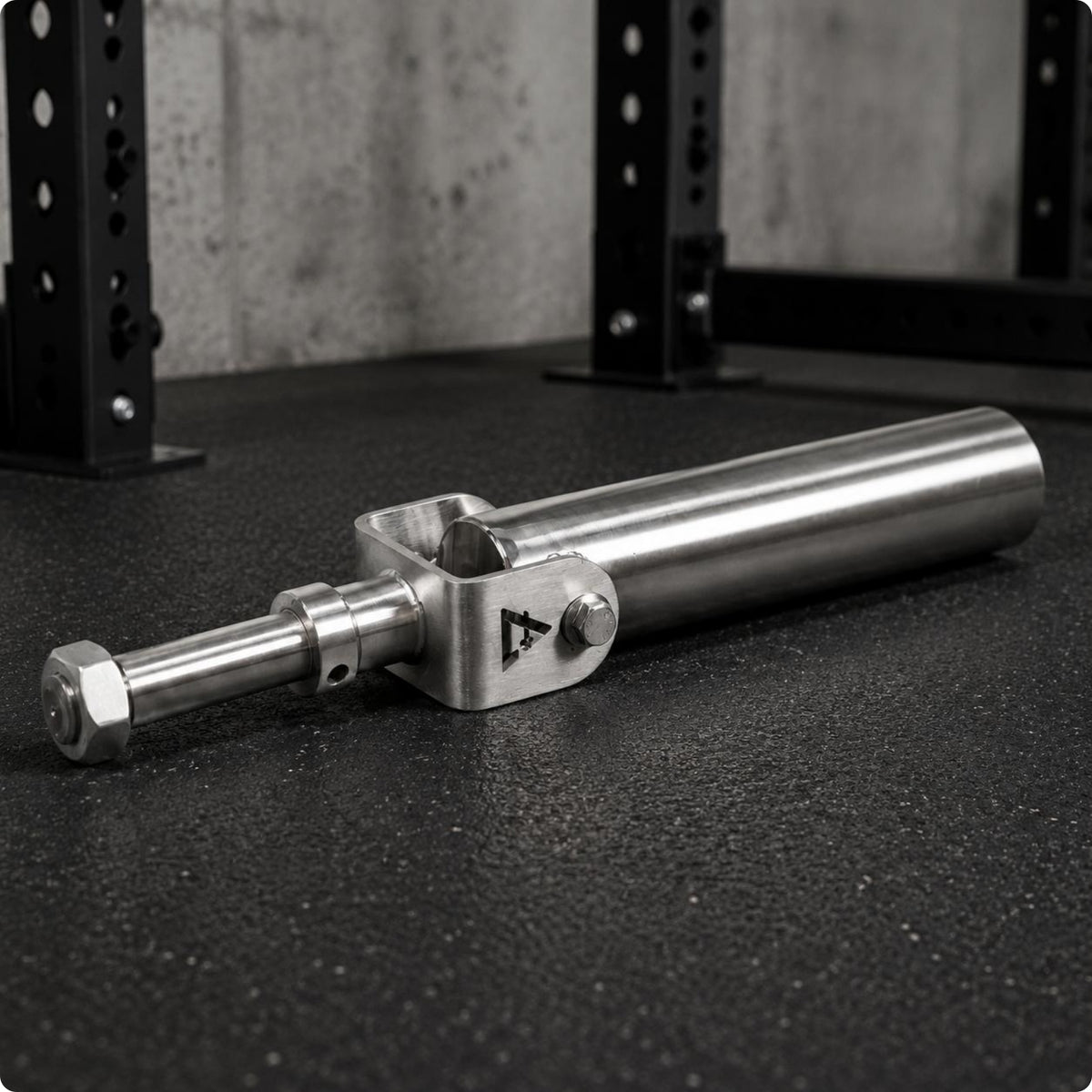 T-Handle Row Attachment 304 Stainless Steel Barbell Anchor Row Station Multifunction Barbell Swivel Base for Professionals, Beginners