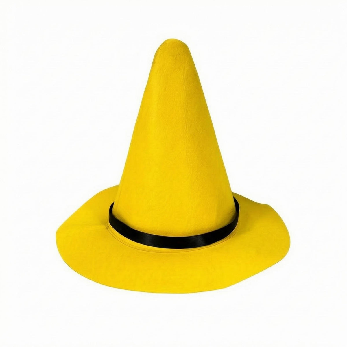 Yellow Witch Hat Easy to Carry Headwear Breathable