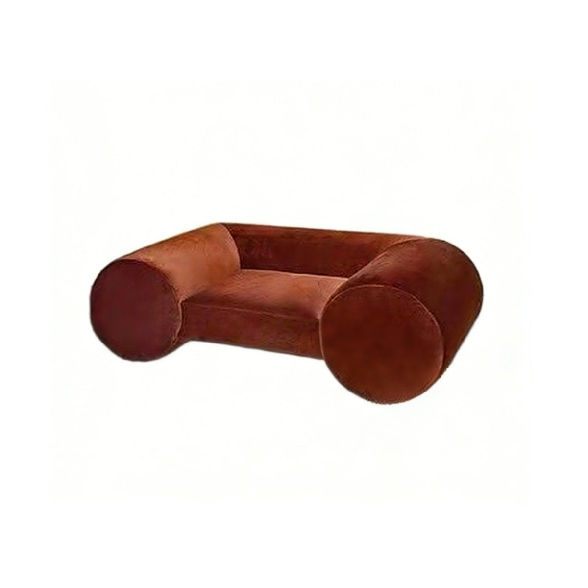 Straight-Line Three-Seater Sofa Light Luxury Living Room Seating Italian design Minimalist Design for Apartment Dwellers, Office