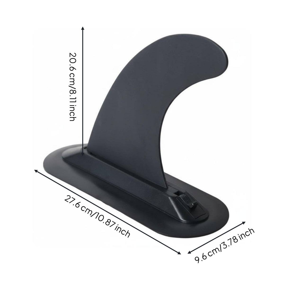 Flip-Up Design Quick Release Fin Screwless Board Accessory High-Strength Nylon Watersports Equipment Shock Resistant for Paddlers