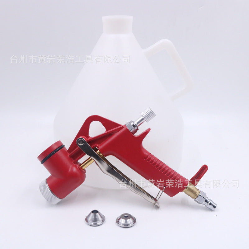 Zeus 6L Plastic Funnel Spray Gun for Building Exterior Texture Coating