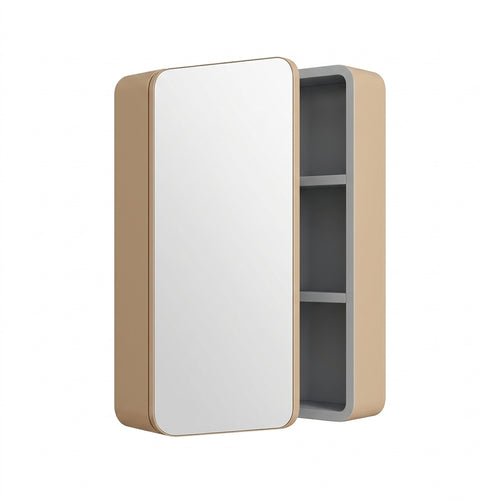 Smart Bathroom Mirror Cabinet with LED Light & Anti-Fog