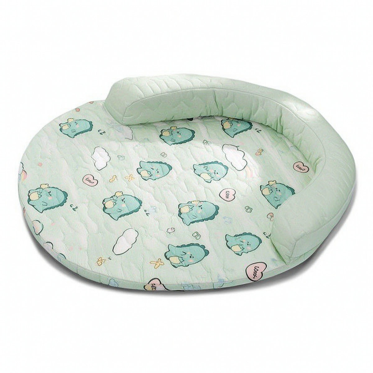 Dog Bed with Memory Foam Supportive Dog Bed with Bolsters Soft for Bedroom