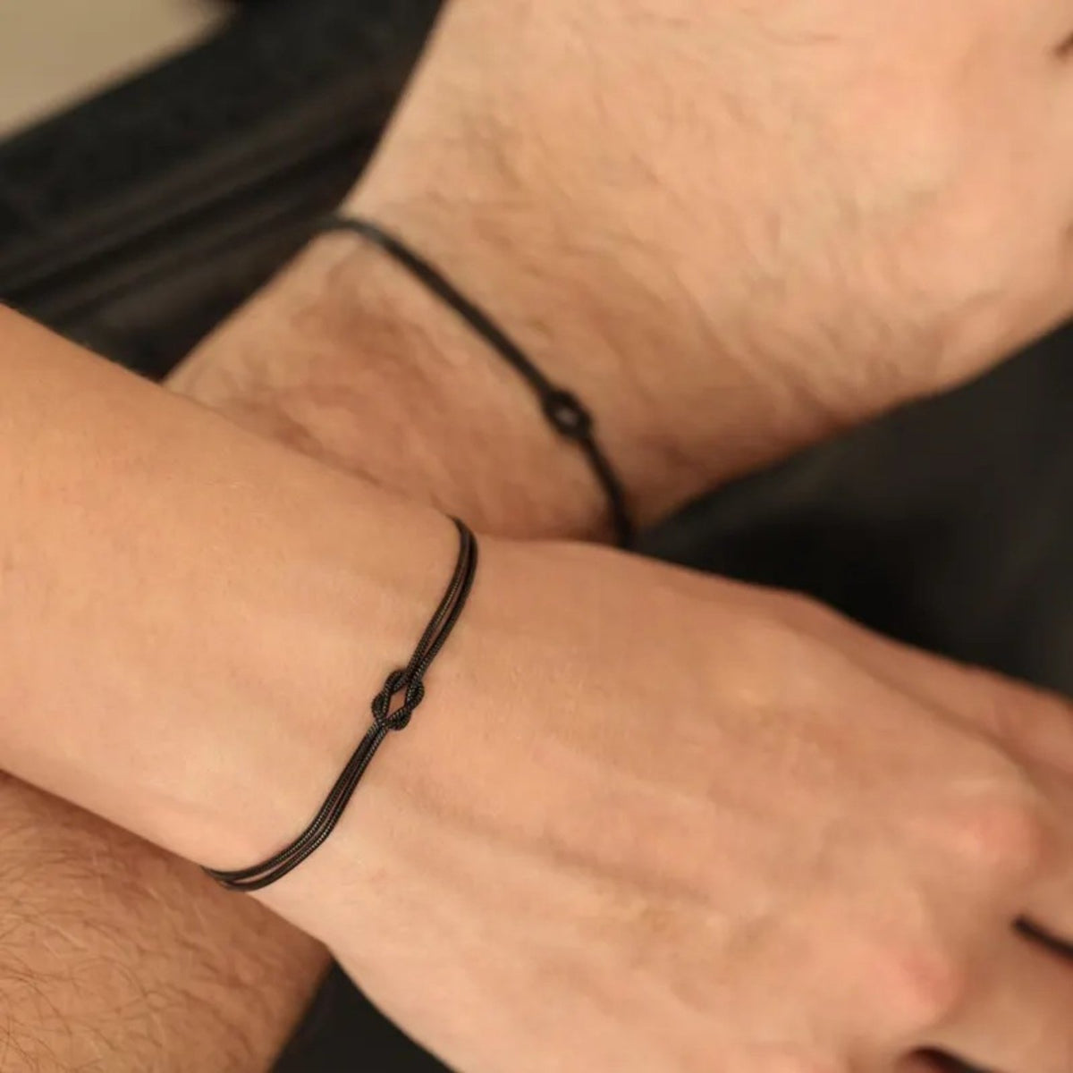 Love Knot Bracelet Stainless Steel Knot Bracelet Handmade for Valentine's Day
