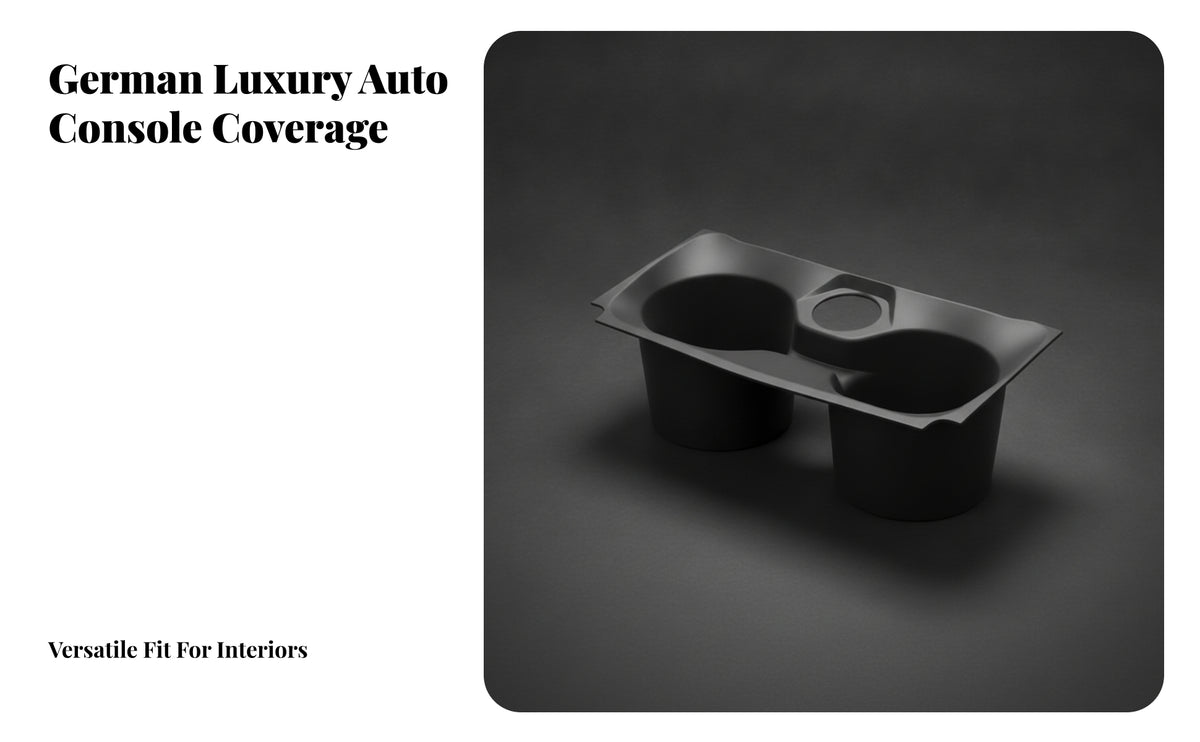 Console Tray with Beverage Holder Holder