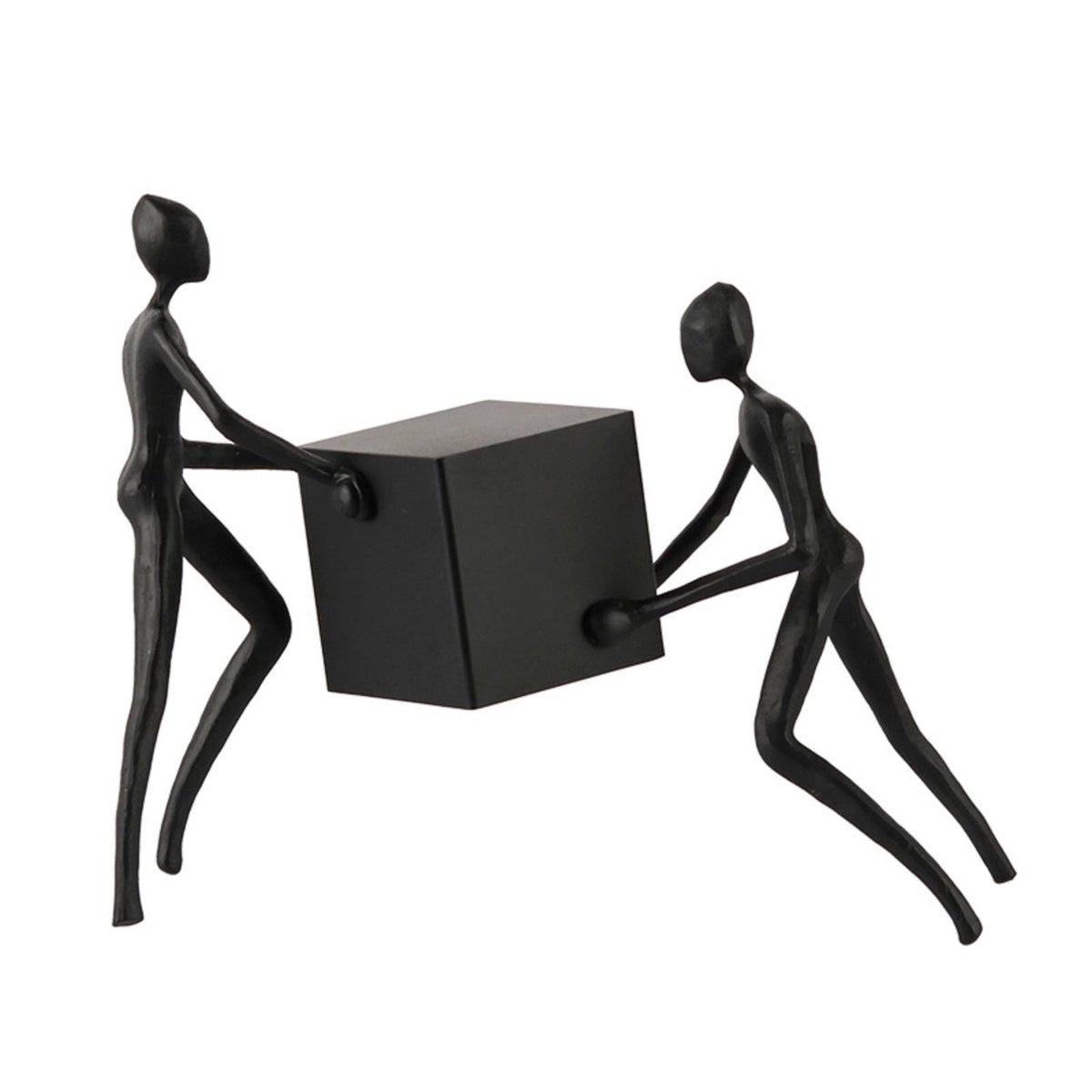 Sculpture with Figures Modern Abstract Sculpture Contemporary Tabletop Statue for Homeowners, Living Room