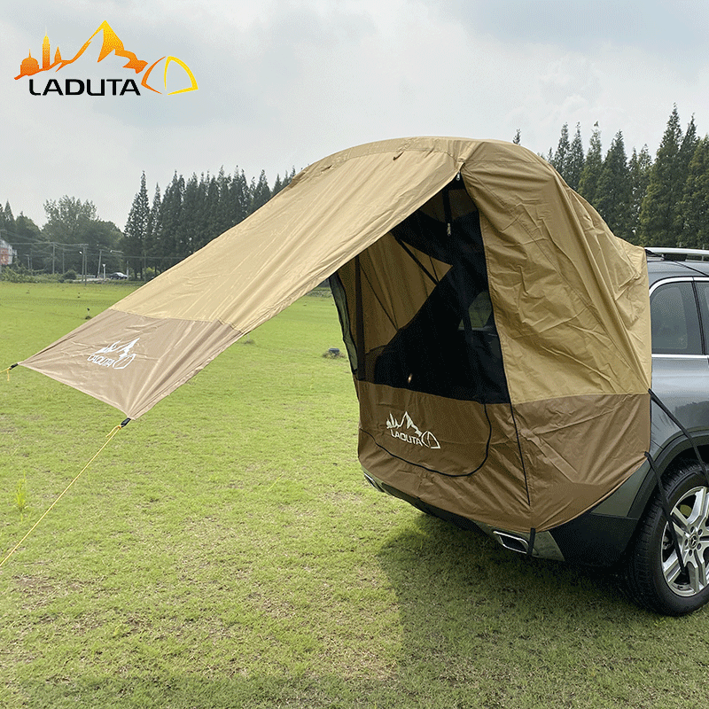 Car Tailgate Tent for Camping, SUV, Minivan - Waterproof, Sunshade, Outdoor Travel