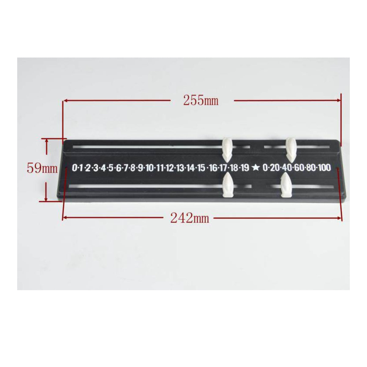 Sliding Markers Cue Sport Score Counter Slimline Table Tennis Score Counter Printed Numbers Sports Gear No Batteries Required