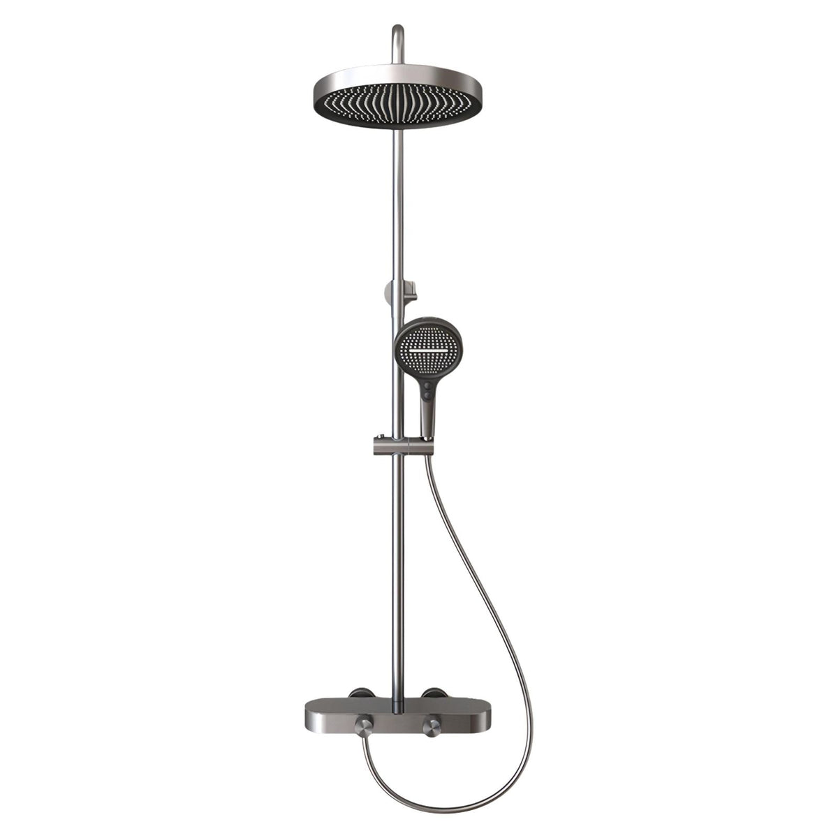 Brass high-pressure shower set