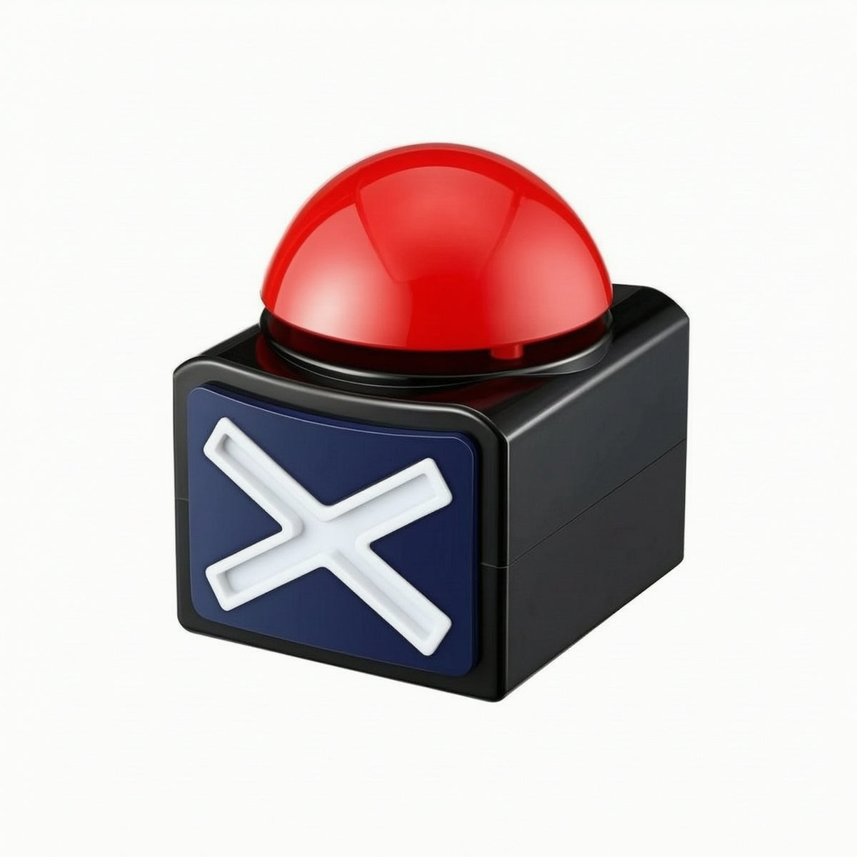 Portable Handheld Buzzer Compact Buzzer with Dome Button Interactive Small Loud for Game Nights