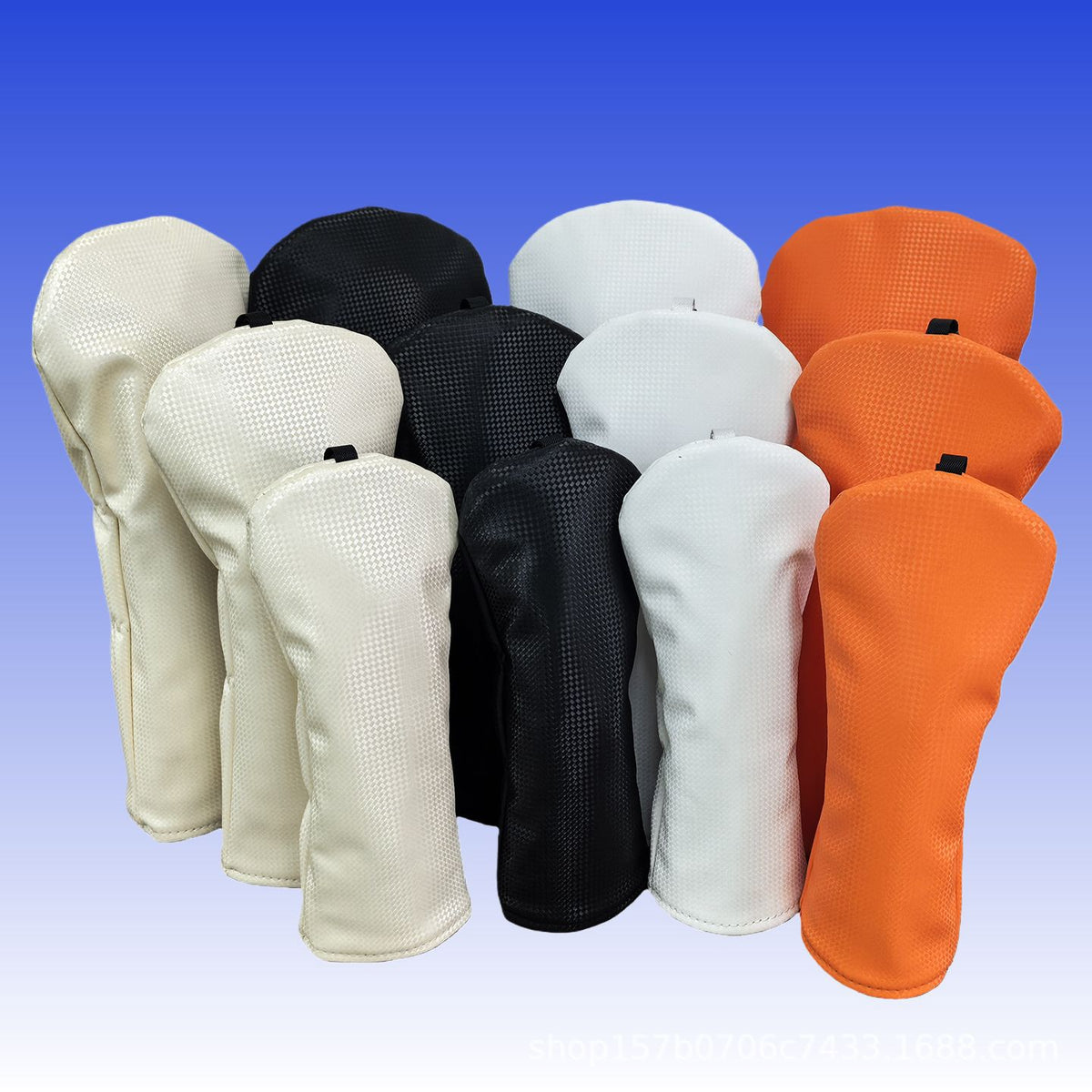 Simple PU Leather Golf Club Head Cover for Hybrid
