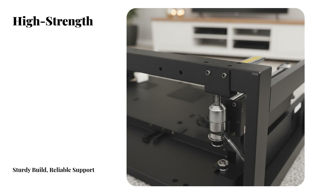 Space Saving Retractable TV Cabinet Motorized TV Cabinet Automatic Extending Display Device Stand for Home Theater