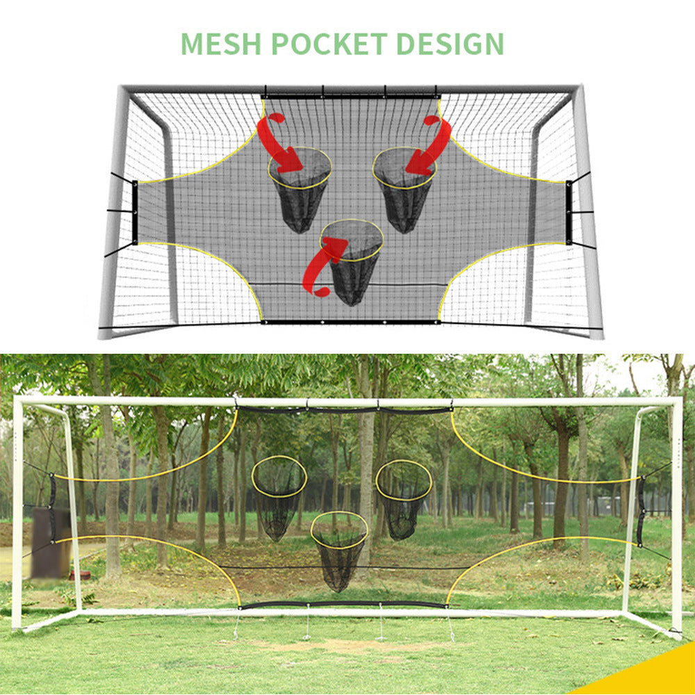 5/7/11-a-side Football Shooting Training Target Net for Free Kick Practice