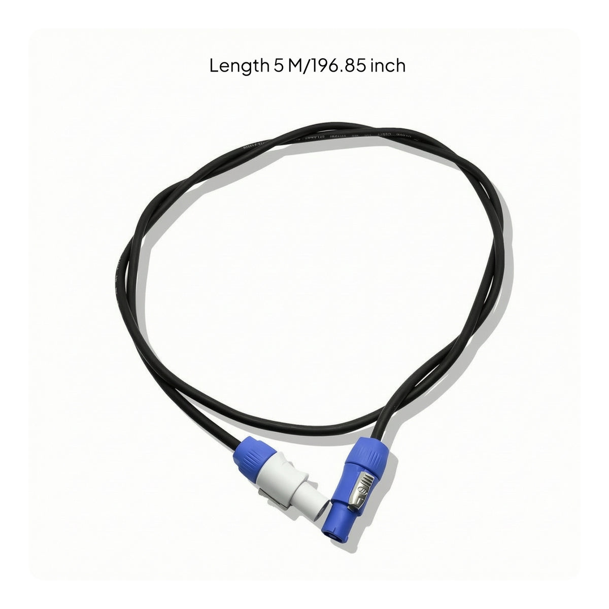 Dustproof Stage Lighting Power Cable Heavy-Duty Power Connection Cable Cable Color Coded for Event Rigs