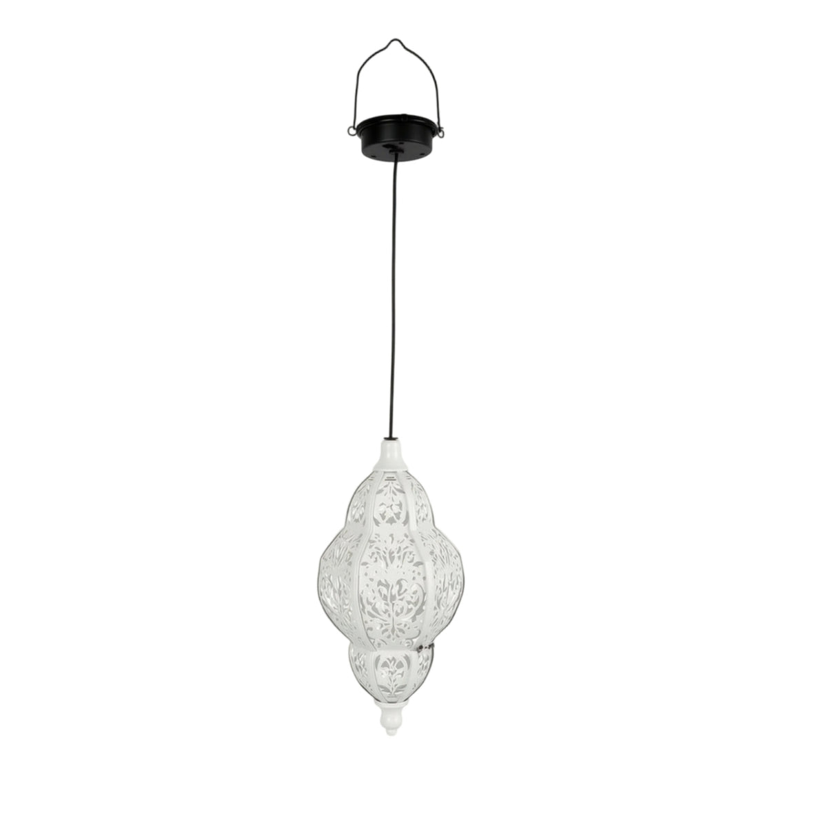 Solar Lantern with Hanging Loop Classic Solar Lantern Rechargeable for Courtyard