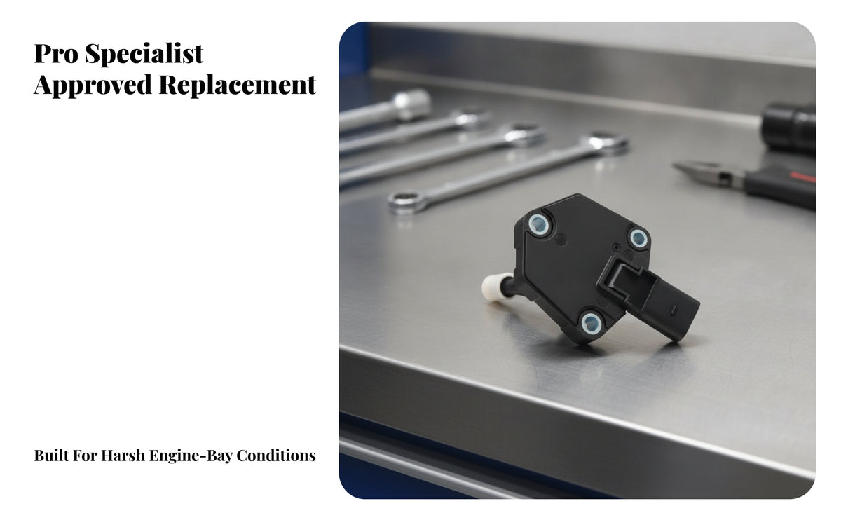 Replacement Engine Oil Level Sensor Direct-Fit Oil Level Sensor Compatible Aftermarket for Mechanics, Car Owners, Automotive Repair